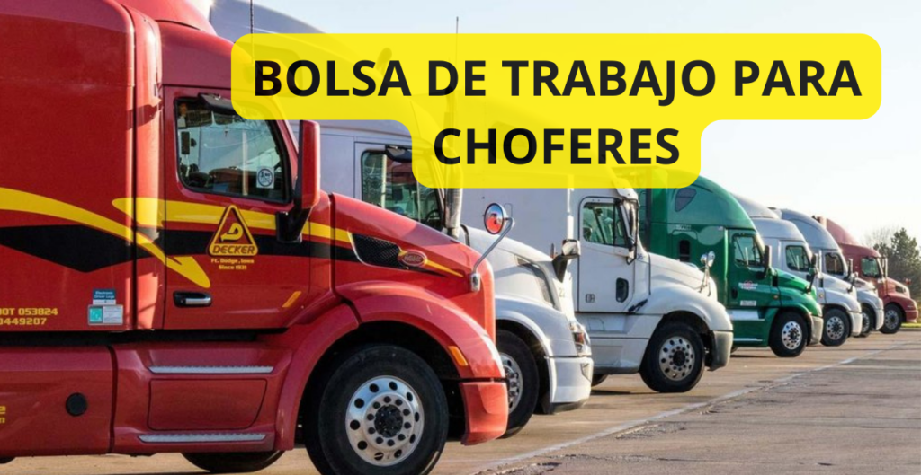 EMPLEO PARA CHOFERES