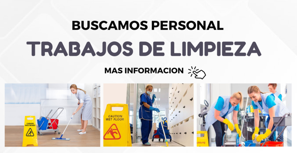 trabajos de limpieza