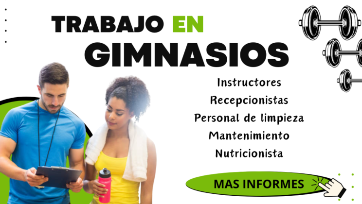 EMPLEOS EN GIMNASIOS