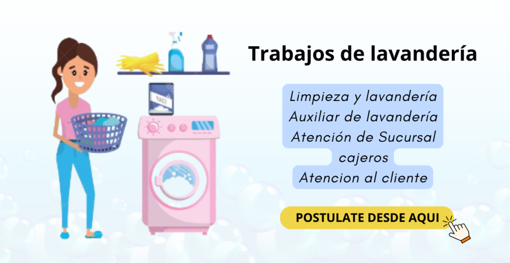 trabajo en lavanderías