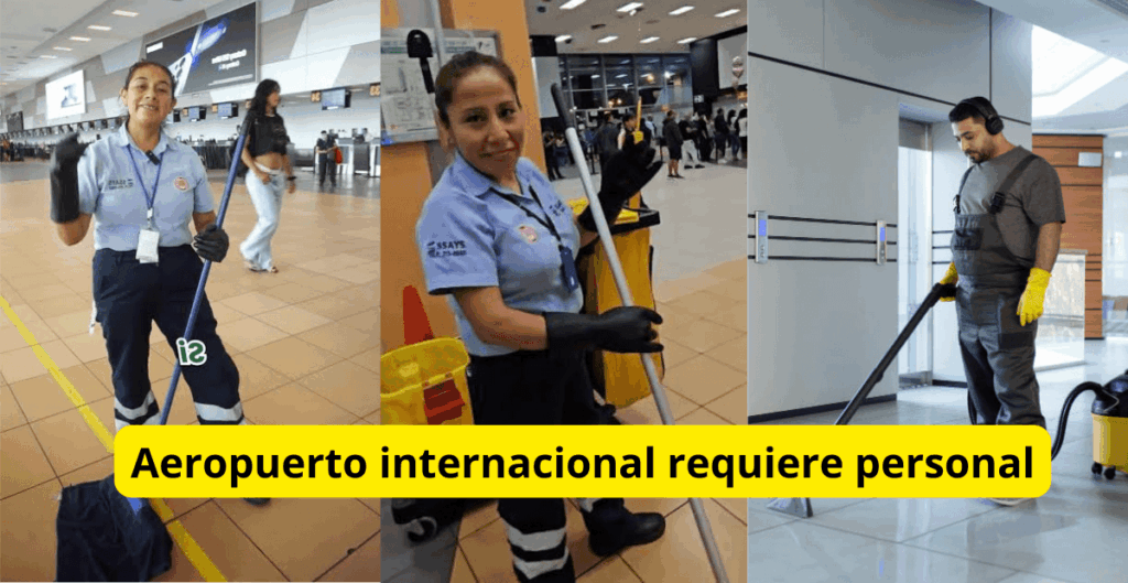 trabajos en aeropuertos